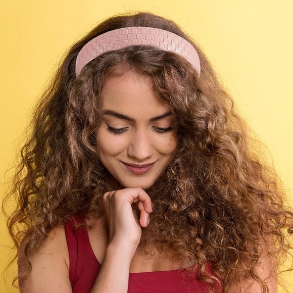 Leather Headbands for Women Wide Knotted Non Slip Hair Accessories Pack - Picture 4 of 7